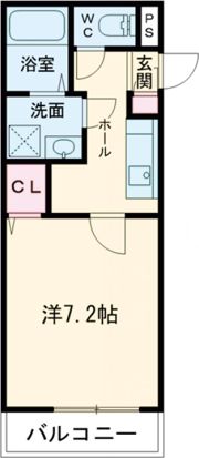 ジーメゾン大久保の間取り画像
