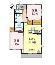 キャム月見山Ⅰの間取り画像
