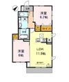 キャム月見山Ⅰの間取り画像