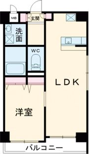 グレンパーク兵庫駅前の間取り画像