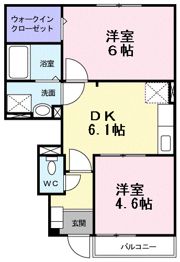 ベル シャトーⅢの間取り画像
