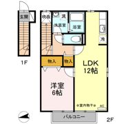 フルールの間取り画像