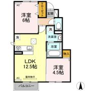 グランメールの間取り画像