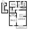 ブリリアンコートB棟の間取り画像