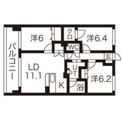 アビタシオンみなみの間取り画像