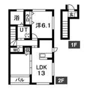 サンローズの間取り画像