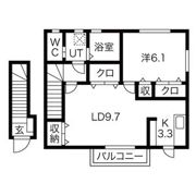 キャスケードD棟の間取り画像
