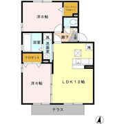 サニーハウス Bの間取り画像