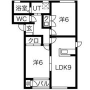 メゾンセレーノ壱番館の間取り画像