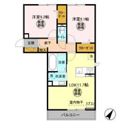 メゾン・ド・シャルマンの間取り画像