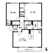 セジュールRa・Si・Sa Aの間取り画像