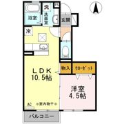セジュール Aの間取り画像