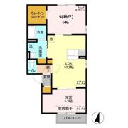 メゾンブランシュの間取り画像