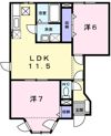 NKヒルズ1の間取り画像