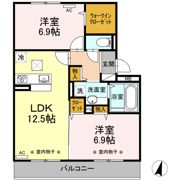 セゾン Ⅱの間取り画像