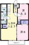ビューハイツ横尾の間取り画像