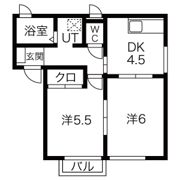 ミールムすわの間取り画像