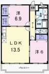 エスポワール花田の間取り画像