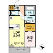 セジュール南仙北の間取り画像
