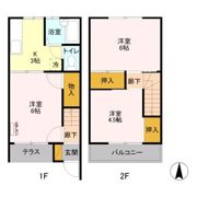 コーポ鈴木 Bの間取り画像