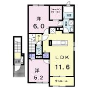 ビエント紫風Ⅶの間取り画像