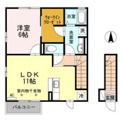 セジュール上坊の間取り画像