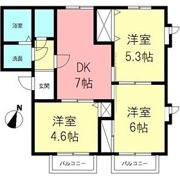 ピースフル・Aの間取り画像