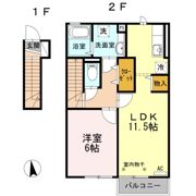 セントフォーレの間取り画像