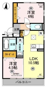 モントレゾールの間取り画像