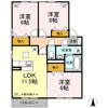 リビングタウン南仙北 Bの間取り画像