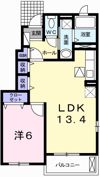 アイリスガーデンBの間取り画像