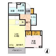 ベルフルールの間取り画像