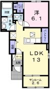 花咲館の間取り画像