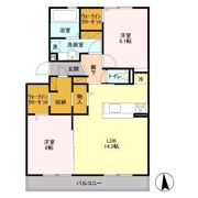 アローフィールド Aの間取り画像