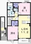 ヴァンベール城西Ⅱの間取り画像