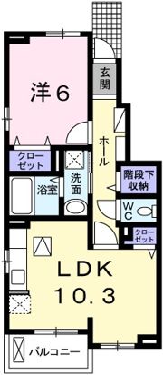 カサブランカCの間取り画像
