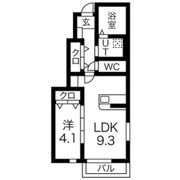 ルワンジュ A棟の間取り画像