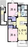 シーズンズ コンフォートⅡの間取り画像