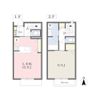 エクラージュ川崎Bの間取り画像