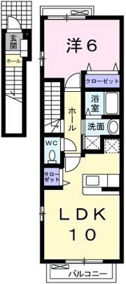 アドラブール ラシュレⅡの間取り画像