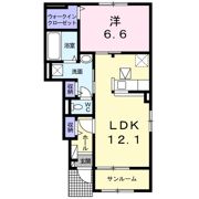 Fiore・Tの間取り画像