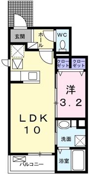 ラッキータウン辻井の間取り画像