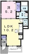 ベイシスルーム阿保の間取り画像