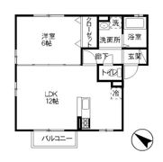 サンテュールの間取り画像