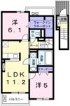 ル・レーブ坂上Ⅱの間取り画像