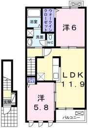 ローズドラジェの間取り画像