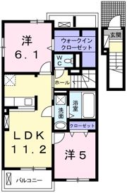 エアリーⅠの間取り画像