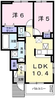エアリーⅡの間取り画像