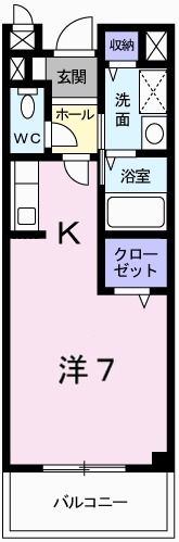 アラモード・Fの間取り画像