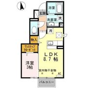 セジュールペパーミントの間取り画像
